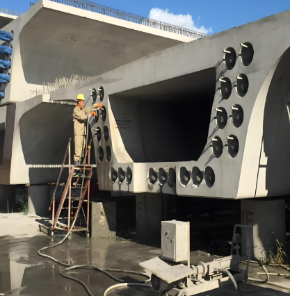 岳阳楼压浆料施工流程及注意事项